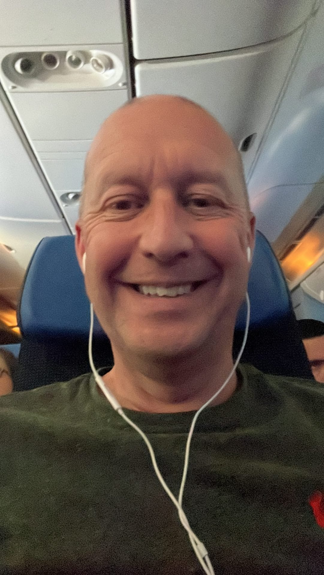 Paul on a plane